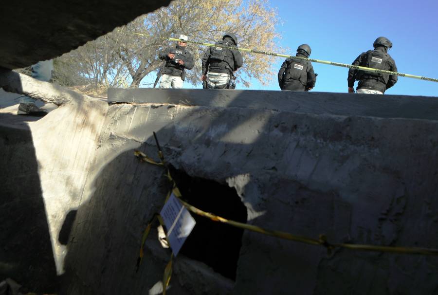 Autoridades mexicanas sellarán túnel clandestino en la frontera con EEUU