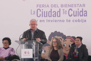 Instalan la Feria del Bienestar La Ciudad te Cuida y en Invierno te Cobija en Topilejo, alcald&iacute;a Tlalpan