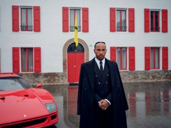 Lewis Hamilton da sus primeros pasos como piloto de Ferrari