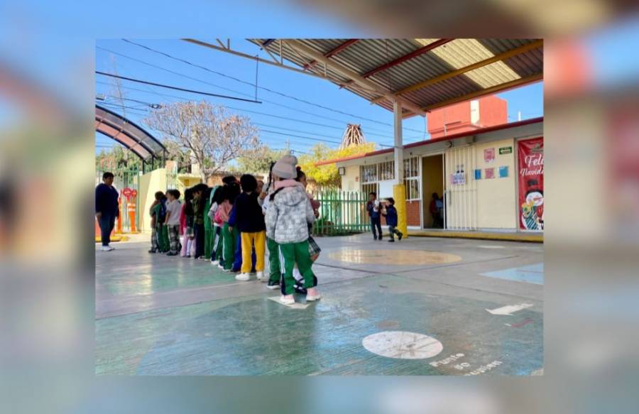 Villa de Pozos refuerza acciones preventivas en escuelas ante temporada invernal