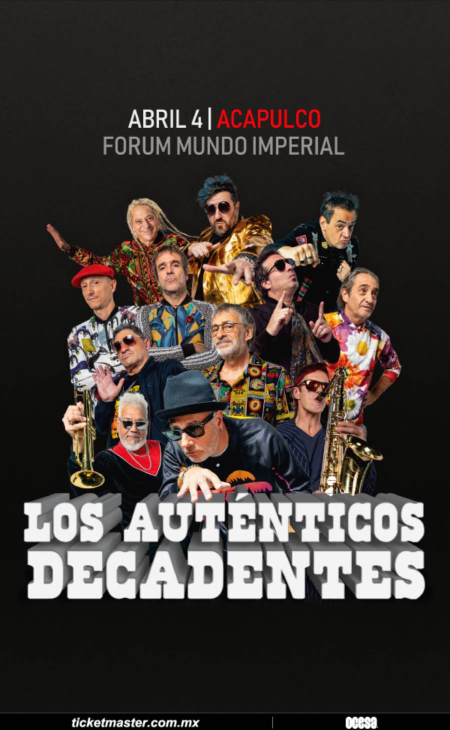 Los Auténticos Decadentes pondrán a bailar Acapulco