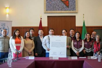 Tlalpan y la Organización Mundial por la Paz firman convenio para promover el bienestar social
