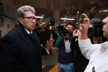 Busca Monreal apoyo de oposici&oacute;n a Sheinbaum ante Trump