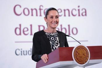 Sheinbaum: Golfo de M&eacute;xico seguir&aacute; con su nombre, EEUU no podr&aacute; combatir narcos en suelo mexicano y T-MEC a revisi&oacute;n hasta 2026