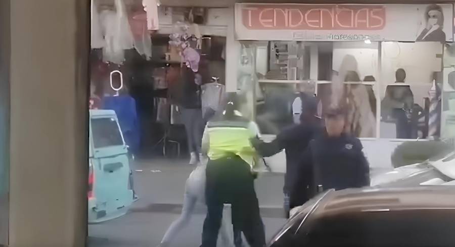 Violento altercado en Zinacantepec: atropellan a polic&iacute;a y detenci&oacute;n termina en agresi&oacute;n