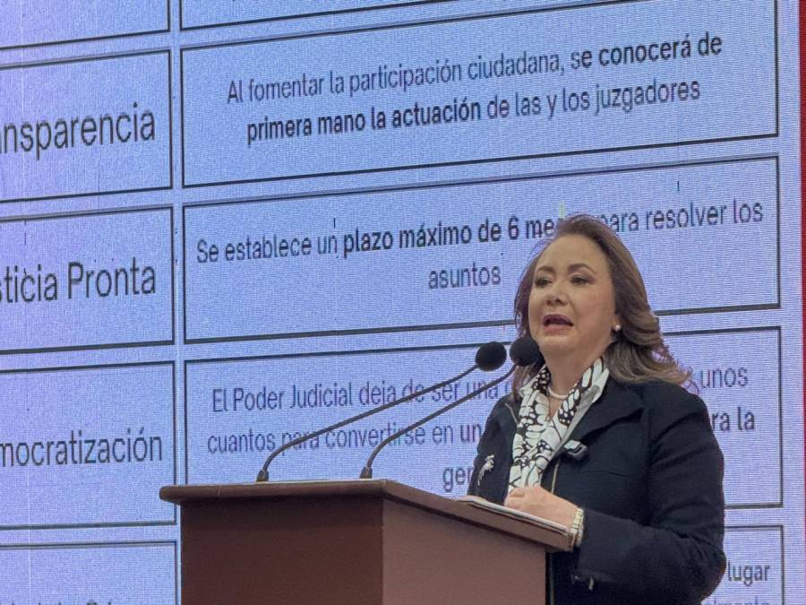 Yasmín Esquivel reflexiona sobre la reforma al Poder Judicial en visita a Sonora
