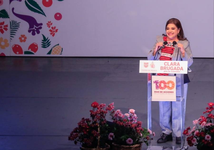 Clara Brugada destaca avances en 100 días de Gobierno en la CDMX