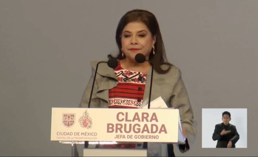 Clara Brugada se pronuncia en defensa de los migrantes y la industria nacional