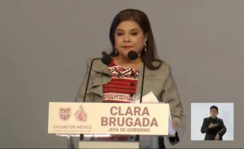 Clara Brugada se pronuncia en defensa de los migrantes y la industria nacional