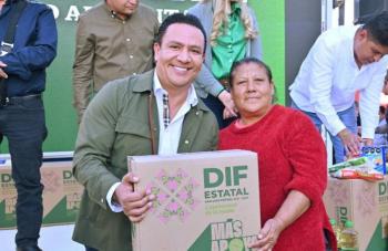 El estado refuerza apoyo en seguridad alimentaria a familias de Matehuala
