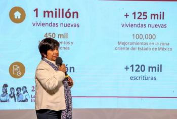 Reporta Sedatu reserva territorial de 318 predios para construir más de 125 mil viviendas en 2025