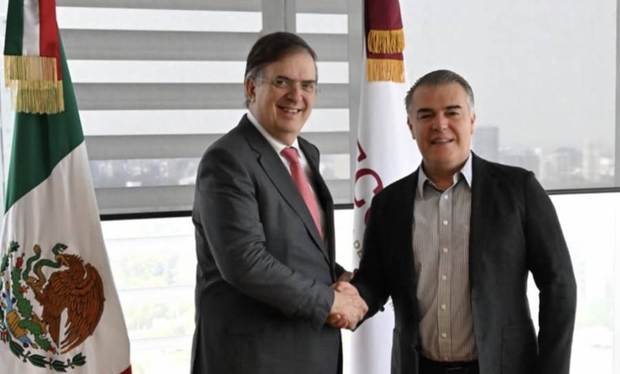 Marcelo Ebrard y Francisco Cervantes coordinan acciones ante aranceles de EE.UU.