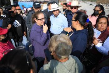 Azucena Cisneros Coss presenta plan integral para mejorar el suministro de agua en Ecatepec