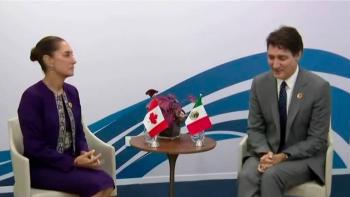 Sheinbaum y Trudeau dialogan sobre aranceles de EE.UU. y buscan respuesta conjunta