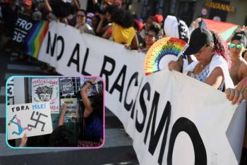 Miles de argentinos protestan contra Javier Milei por declaraciones en Davos