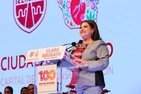 Clara Brugada reconoce a Claudia Sheinbaum por defensa de la soberanía ante aranceles de Trump