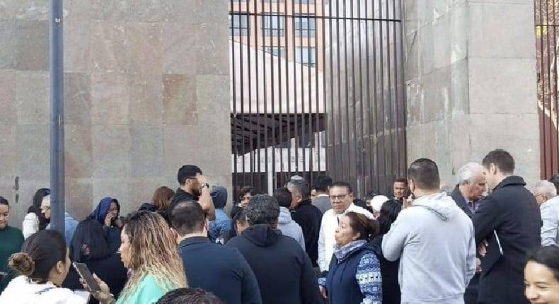 Trabajadores del TSJCDMX cierran juzgados de lo familiar en protesta