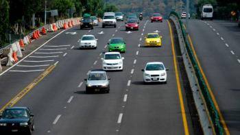 Cierre parcial en la autopista M&eacute;xico-Cuernavaca por obras de estabilizaci&oacute;n