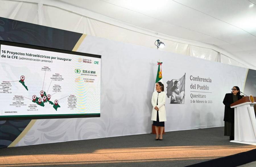 Emilia Esther Calleja Alor presenta los 10 proyectos para CFE