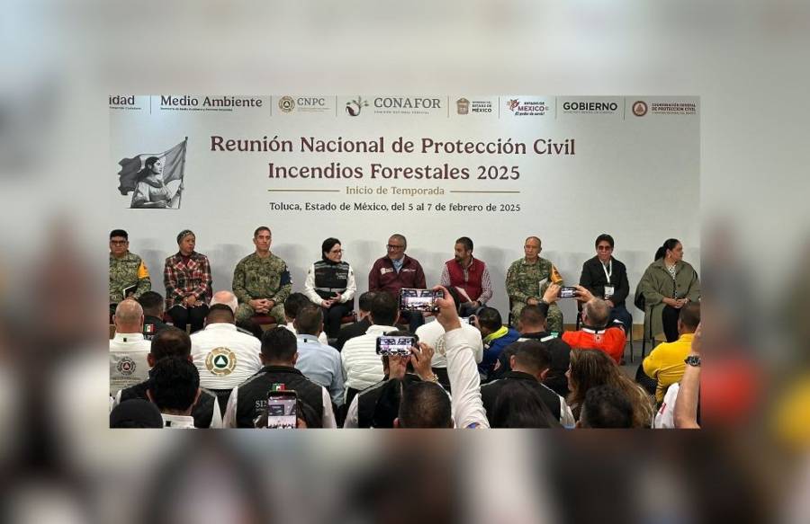 Brigadistas forestales de San Luis Potosí reciben formación en la Reunión Nacional de Protección Civil