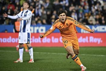 Real Madrid vence en Legan&eacute;s con gol en descuento y avanza a semifinales de Copa