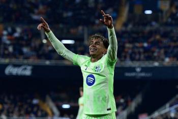 Barcelona castiga con una manita al Valencia y pasa a semis de Copa del Rey