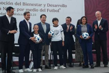 Firman SEP y FMF carta de intención para fomentar por medio del futbol hábitos de Vida Saludable en escuelas