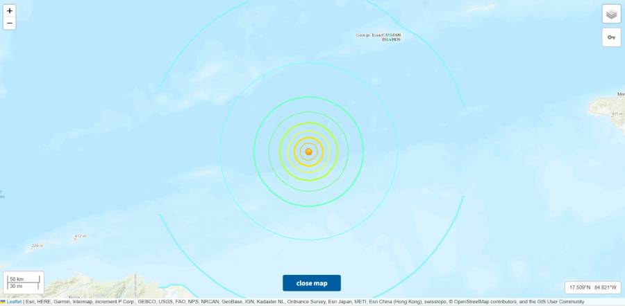 Fuerte sismo de 7.5 sacude el Mar Caribe; emiten alerta de tsunami