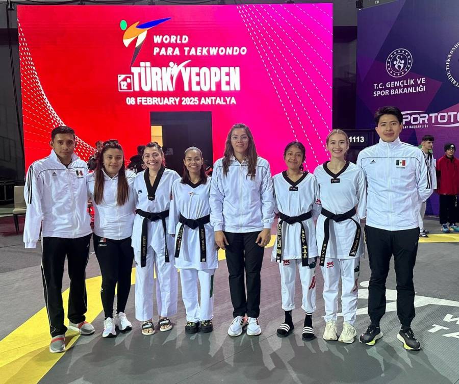 Para taekwondoínes suman cuatro medallas en Abierto de Turquía