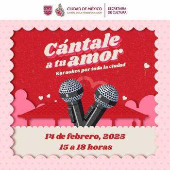 San Valent&iacute;n: GobCDMX instalar&aacute; karaokes gratis para que todos le canten a su amor