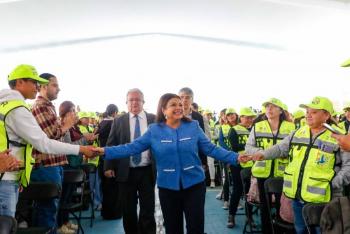 Clara Brugada lanza el Programa de Auxilio Escolar para garantizar entornos seguros en secundarias y preparatorias de CDMX