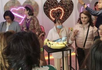 Dolores Padierna da apoyo a Sheinbaum, y a su hija Celeste, pintora mexicana