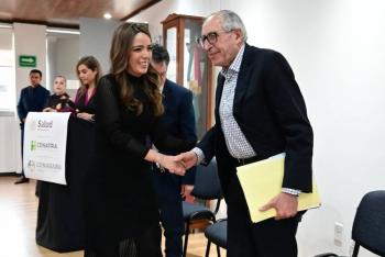 David Kershenobich toma protesta a la nueva directora del Centro Nacional de Trasplantes
