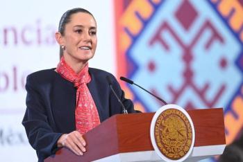 “Nosotros siempre vamos a defender al presidente Andr&eacute;s Manuel L&oacute;pez Obrador: no nos vamos a separar”: Sheinbaum