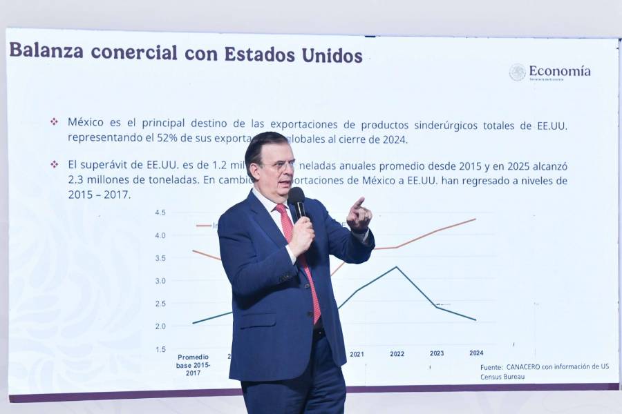México rechaza aranceles de Trump al acero y aluminio y busca consultas con EE. UU.