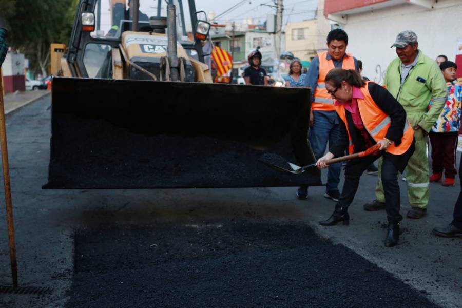 Suman 11 mil baches reparados en 41 vialidades principales de Ecatepec