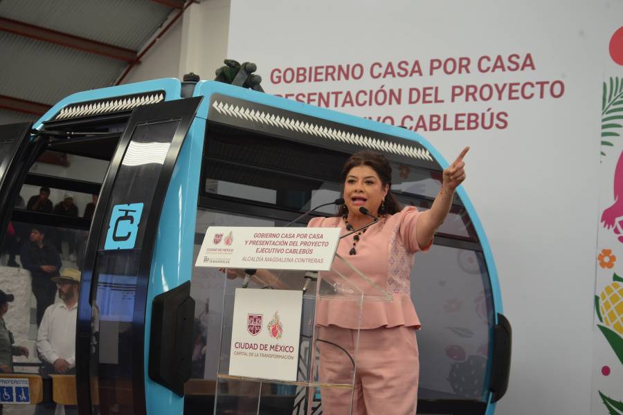 Este año arrancan obras de Cablebús, Utopía y Agua para la Magdalena Contreras, anuncia Clara Brugada