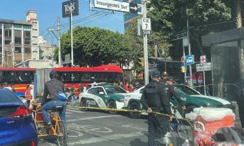 Balacera en Insurgentes Sur deja un muerto tras intento de asalto frustrado