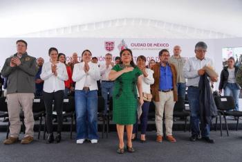 Clara Brugada prometi&oacute; justicia por el asesinato de j&oacute;venes en Mixquic