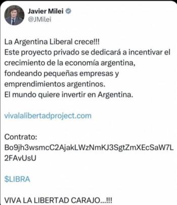 Un presidente no est&aacute; para servir a la iniciativa privada: Sheinbaum sobre Milei y el fraude de criptomonedas