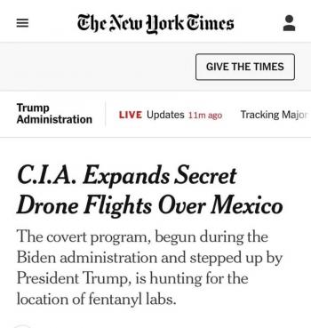 Drones esp&iacute;as en M&eacute;xico, parte de una 