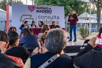 Presentan programa de gobierno de la alcald&iacute;a Gustavo A. Madero basado en encuestas y foros