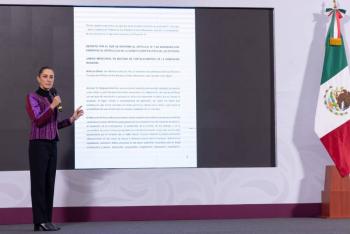 Sheinbaum presenta reformas constitucionales en respuesta a la designaci&oacute;n de c&aacute;rteles mexicanos como terroristas