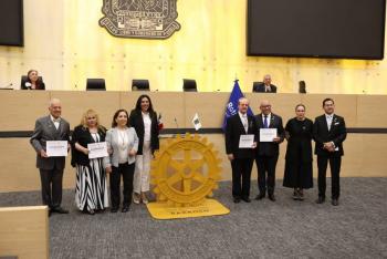 En Congreso del Estado, Club Rotario conmemora su 120 Aniversario