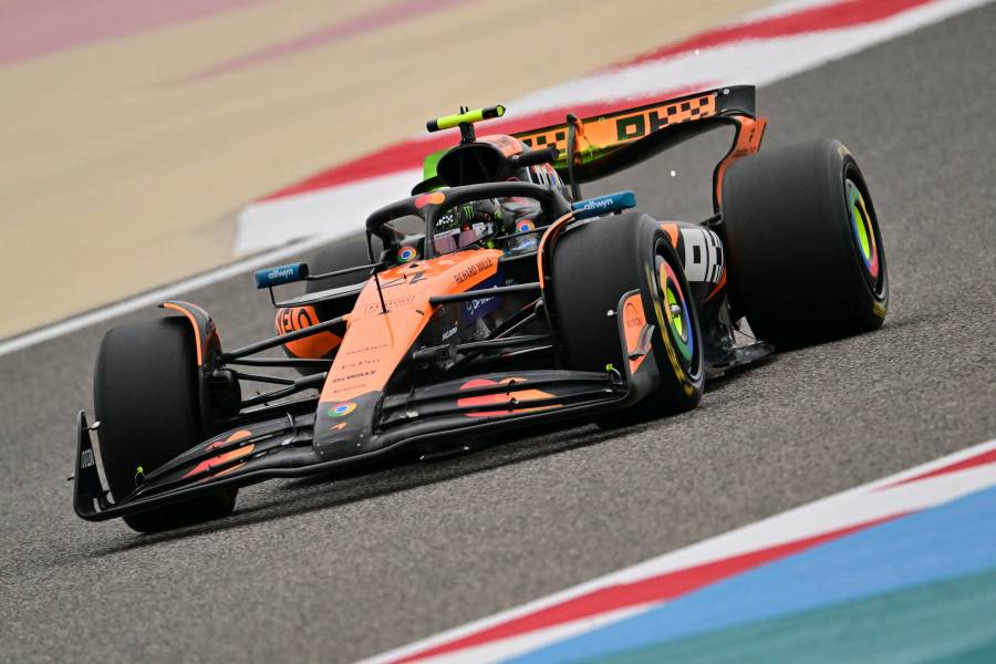 F1: Norris domina primer día de ensayos de pretemporada