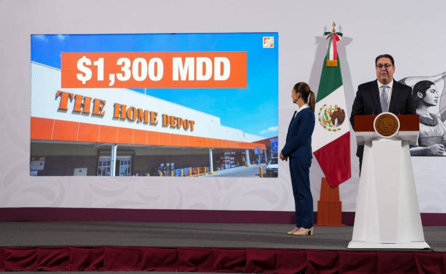 En mañanera Home Depot anuncia inversión millonaria en el país