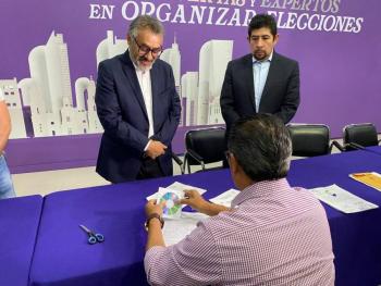 Congreso CMDX entrega al IECM listados de candidaturas para la Elecci&oacute;n Judicial