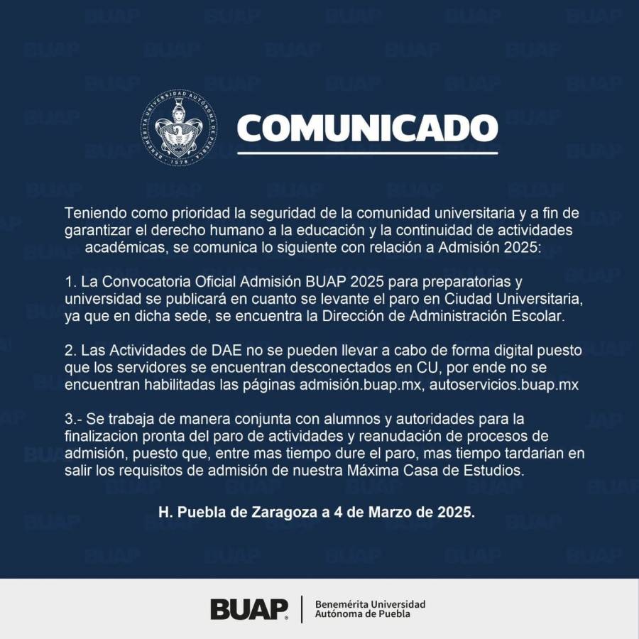 Paristas de la BUAP impiden entrada a CU de Comisión Negociadora