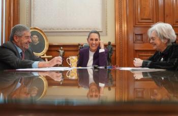 Sheinbaum y Gabriel Boric refuerzan cooperaci&oacute;n ante desaf&iacute;os globales