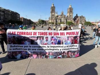 Activistas piden a Clara Brugada frenar obst&aacute;culos contra iniciativa antitaurina